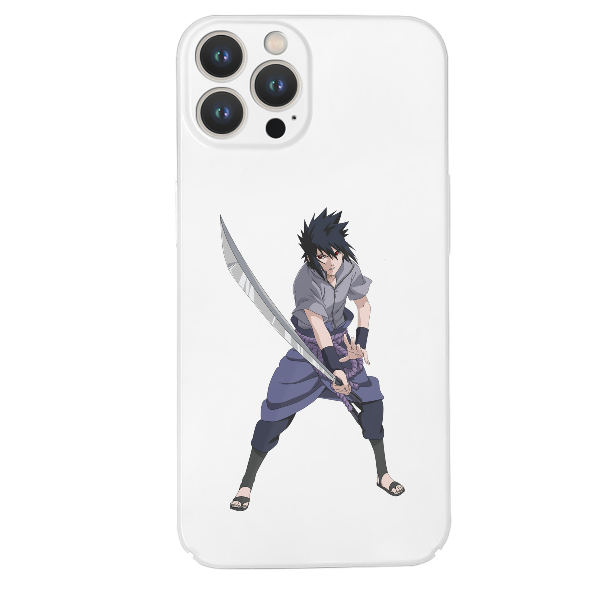 （画像用） NARUTO -ナルト- うちは サスケ Uchiha Sasuke 【iPhone 14シリーズ対応】ハードケース